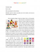 Como los niños aprenden. Meta: Aprendizaje de colores básicos