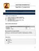 INFORME SOBRE LA REVISIÓN DEL ÁREA DE TECNOLOGÍA DE LA INFORMACIÓN