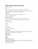 Apuntes de bases de datos