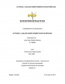 Actividad Analisis sobre segmentacion de mercado