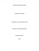 Trabajo de estadística descriptiva