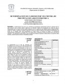 DETERMINACION DE CLORURO POR VOLUMETRIA DE PRECIPITACION ARGENTOMETRICA