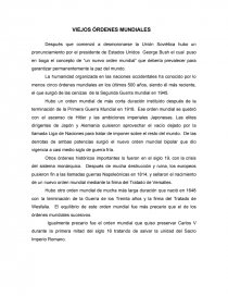 VIEJOS ÓRDENES MUNDIALES. Página 1