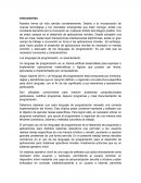 Lenguajes de programacion, un acercamiento