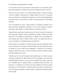 Control de la logicidad en el Perú. Página 1