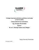 Collage empresas petroleras públicas y privadas a nivel mundial