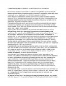 COMENTARIO SOBRE EL TRABAJO: “LA ANTÍTESIS DE LA LEGITIMIDAD”