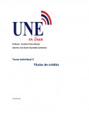 Titulos de Credito. Operaciones Mercantiles