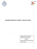 INFORME DIAGNOSTICO TEÓRICO “EJERCICIO FÍSICO”