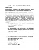 CÁLCULO DE SALARIO E INDEMNIZACIONES LABORALES