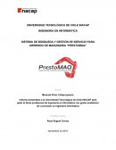 SISTEMA DE BÚSQUEDA Y GESTIÓN DE SERVICIO PARA ARRIENDO DE MAQUINARIA “PRESTOMAQ”