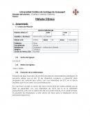 Historia clinica. Motivo de Ingreso: Dolor y fiebre