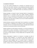 LA SOCIEDAD DE LA INFORMACIÓN