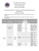 FICHA DE SEGUIMIENTO Y CONTROL DE ACTIVIDADES DESARROLLADAS POR EL ESTUDIANTE