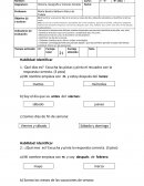 Prueba N° 1 “Días y meses del año” “Me oriento en el tiempo”