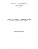 EL ACCESO A LA JUSTICIA EN EL ECUADOR COMO PARTE DEL DERECHO A LA TUTELA JUDICIAL EFECTIVA