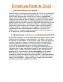 Empresa Rent A Goat ¿Por qué invertiría, por qué no?
