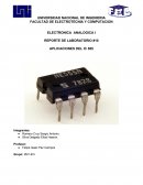 ELECTRONICA ANALOGICA I REPORTE DE LABORATORIO #10
