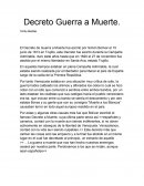 Decreto de Guerra a Muerte