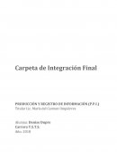 PRODUCCIÓN Y REGISTRO DE INFORMACIÓN (P.P.I.)