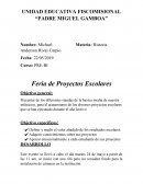 Feria de Proyectos Escolares