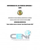 Análisis sobre el artículo “Best Global Brands 2018”