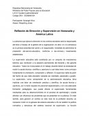 Reflexión de Dirección y Supervisión en Venezuela y América Latina