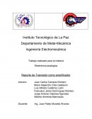 COMPROBAR EL FUNCIONAMIENTO DEL TRANSISTOR COMO AMPLIFICADOR