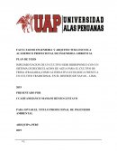 IMPLEMENTACION DE UN CULTIVO SEMI HIDROPONICO CON UN SISTEMA DE RECIRCULACION DE AGUA PARA EL CULTIVO DE FRESA