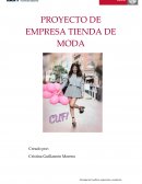 PLAN DE EMPRESA TIENDA DE MODA