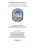 CONTABILIDAD DE COSTOS PROCESO DE PRODUCCIÓN DE COLCHONES