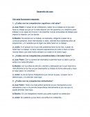 ¿Cuáles son las competencias cognitivas o del saber?