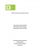 Quimica en los alimentos. Escuela de nutrición y dietética