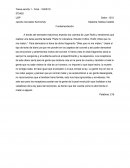 Ensayo literario. “Diles que no me maten”