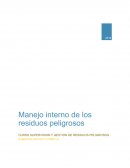 Taller 2. Manejo interno de los residuos peligrosos