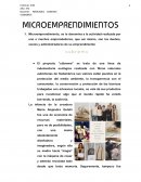 MICROEMPRENDIMIENTOS