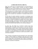 LA IDEOLOGÍA POLÍTICA COMO TAL