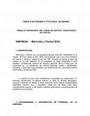 PROCESO PRODUCTIVO DEL MARMOL