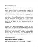 Derecho Laboral Foro 1