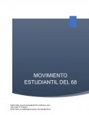 El movimiento estudiantil de 1968