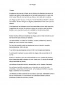 Las drogas. La drogadicción