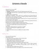 Certamen I Filosofía