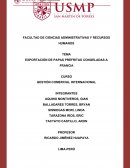 EXPORTACIÓN DE PAPAS PREFRITAS CONGELADAS A FRANCIA