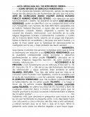 Acta de repudio de herencia, ejemplo