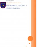 Cultura y cultura nacional