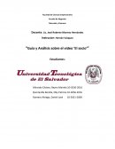 Guía y análisis sobre el video "El socio"