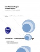UASD Centro Nagua Plan de Mejora Dirección General de Gestión de Calidad