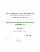 Valoración de la empresa Absorpelsa Papeles Absorbentes S.A