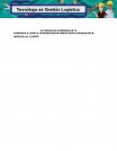 EVIDENCIA 5: FASE III, INTEGRACIÓN DE ÁREAS INVOLUCRADAS EN EL SERVICIO AL CLIENTE