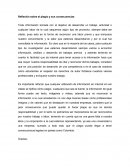 Reflexión sobre plagio y sus consecuencias